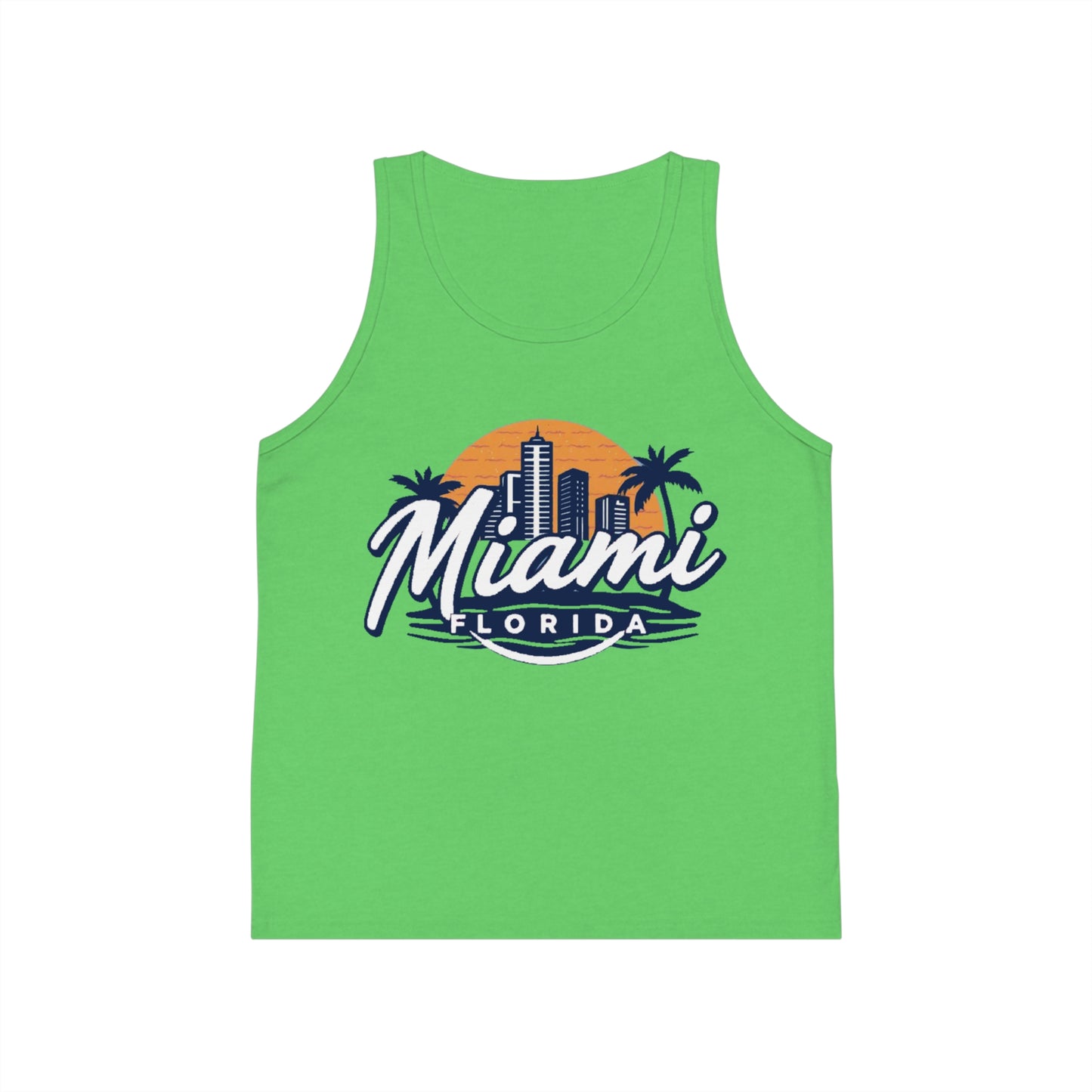 Retro Miami Unisex Kids Jersey Tank Top