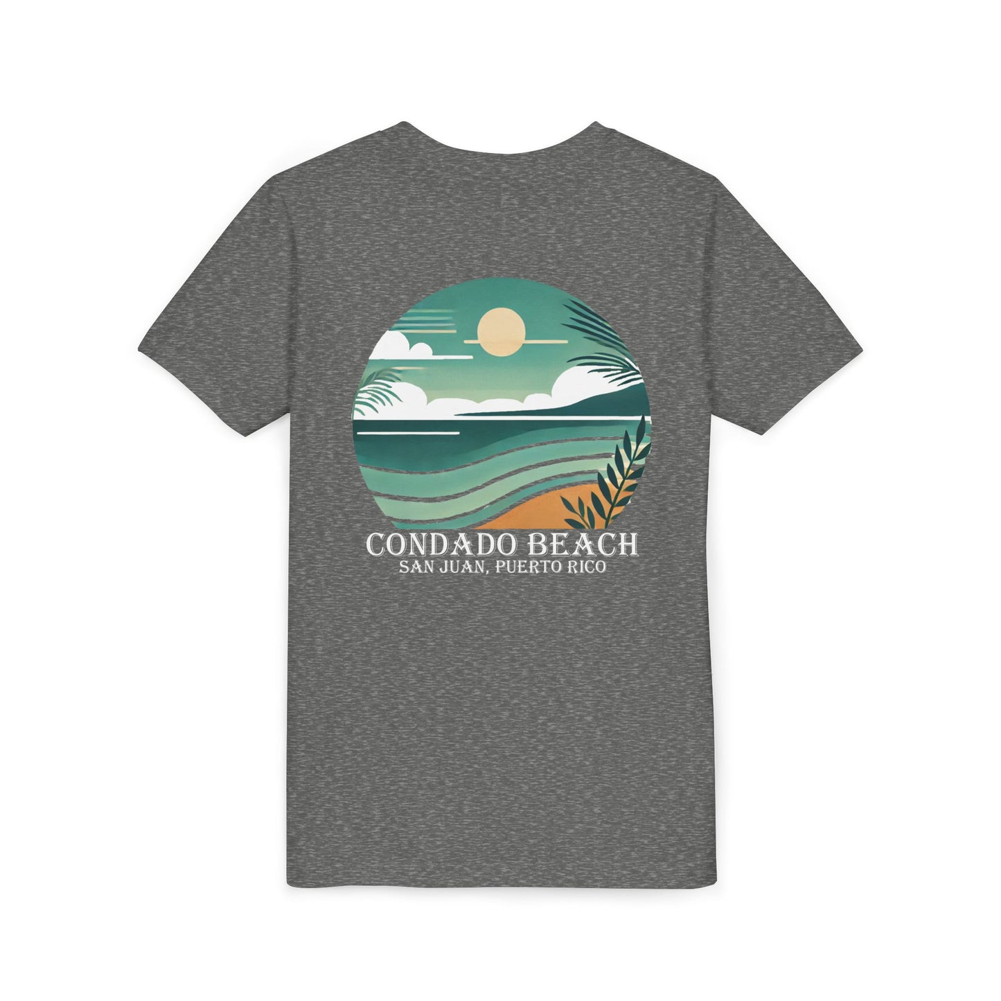 Coastal Vibes Condado Beach Unisex Youth Short Sleeve Tee