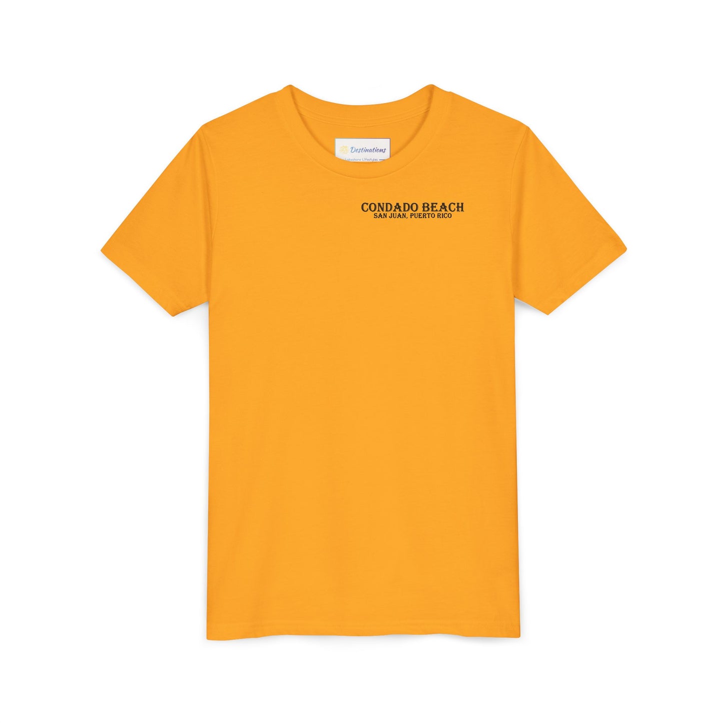 Coastal Vibes Condado Beach Unisex Youth Short Sleeve Tee