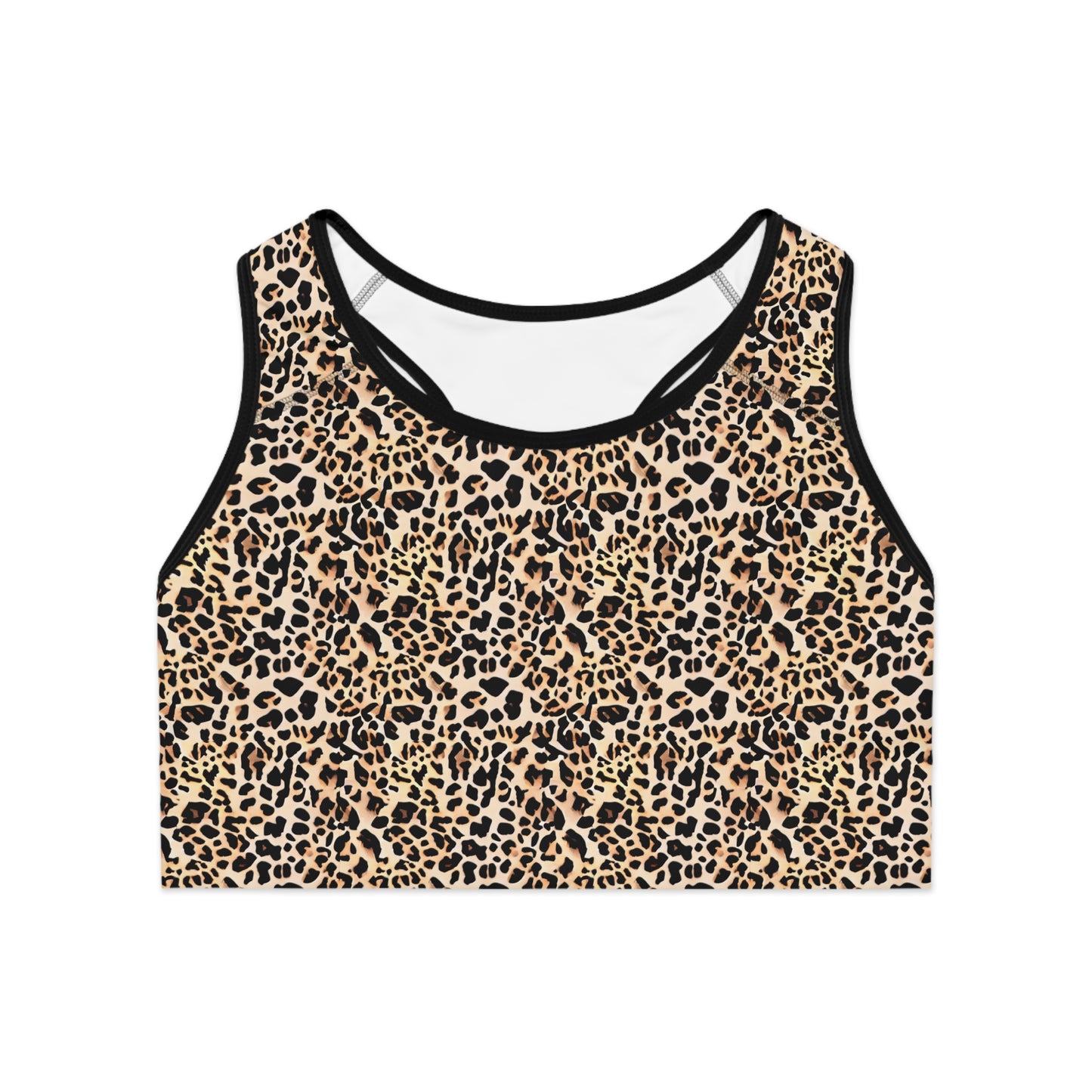 Leopard Print Sports Bra