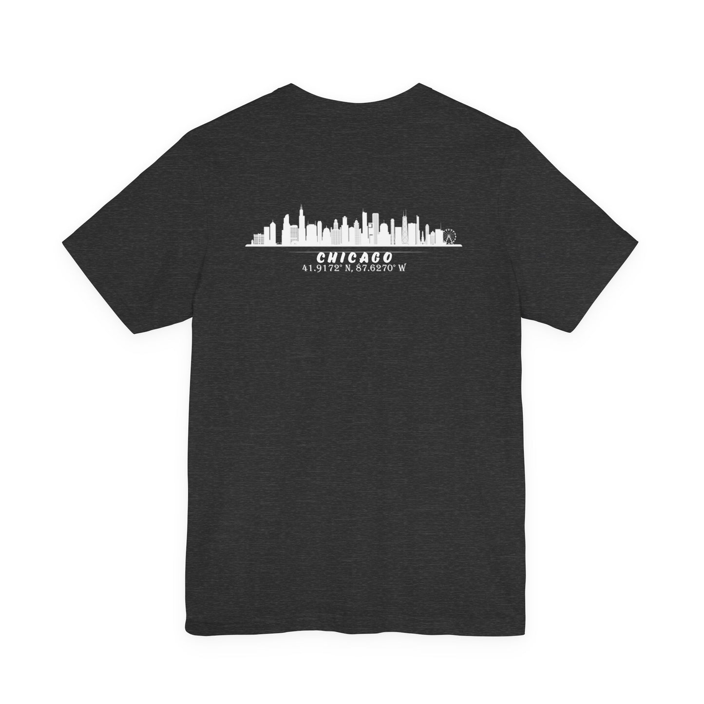 Latitudes Chicago Skyline Unisex Jersey Short Sleeve Tee