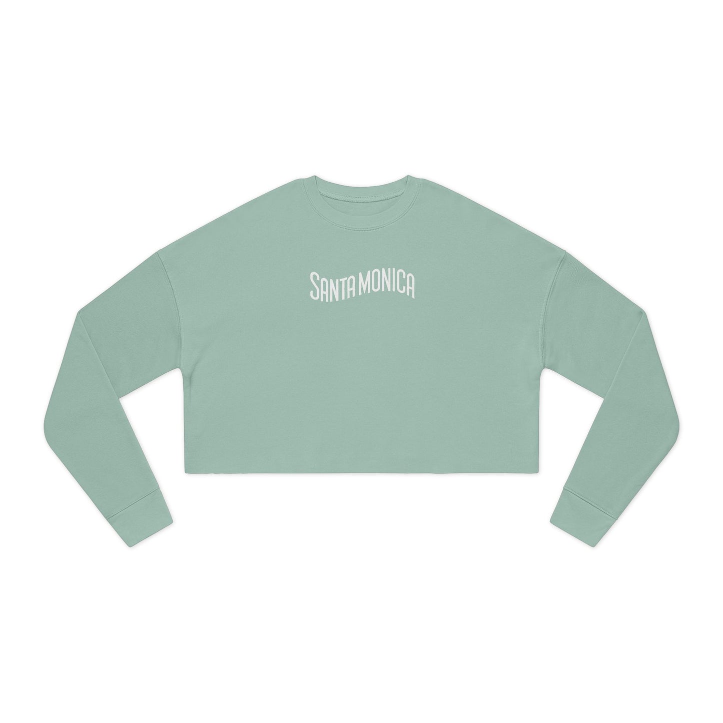 Vibrant Santa Monica Women's Cropped Sweatshirt