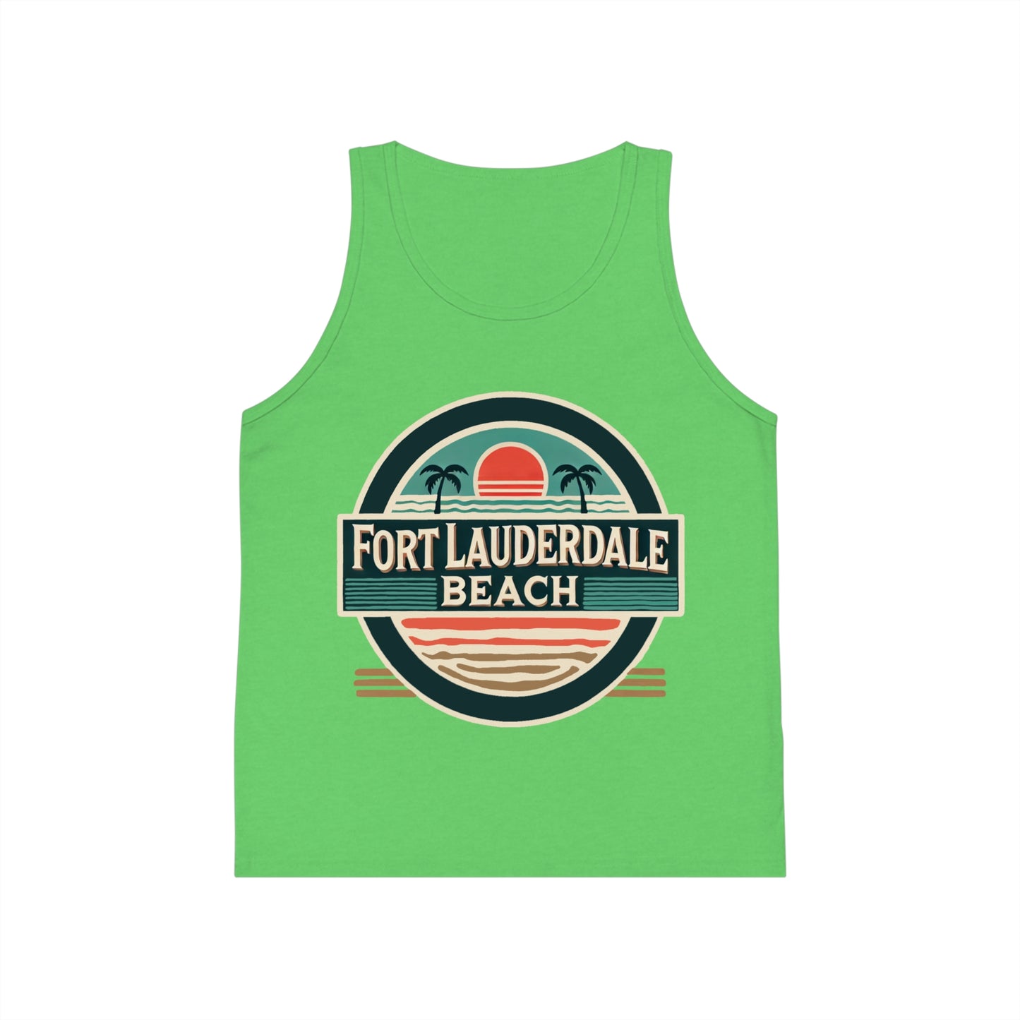 Vintage Fort Lauderdale Unisex Kids Jersey Tank Top