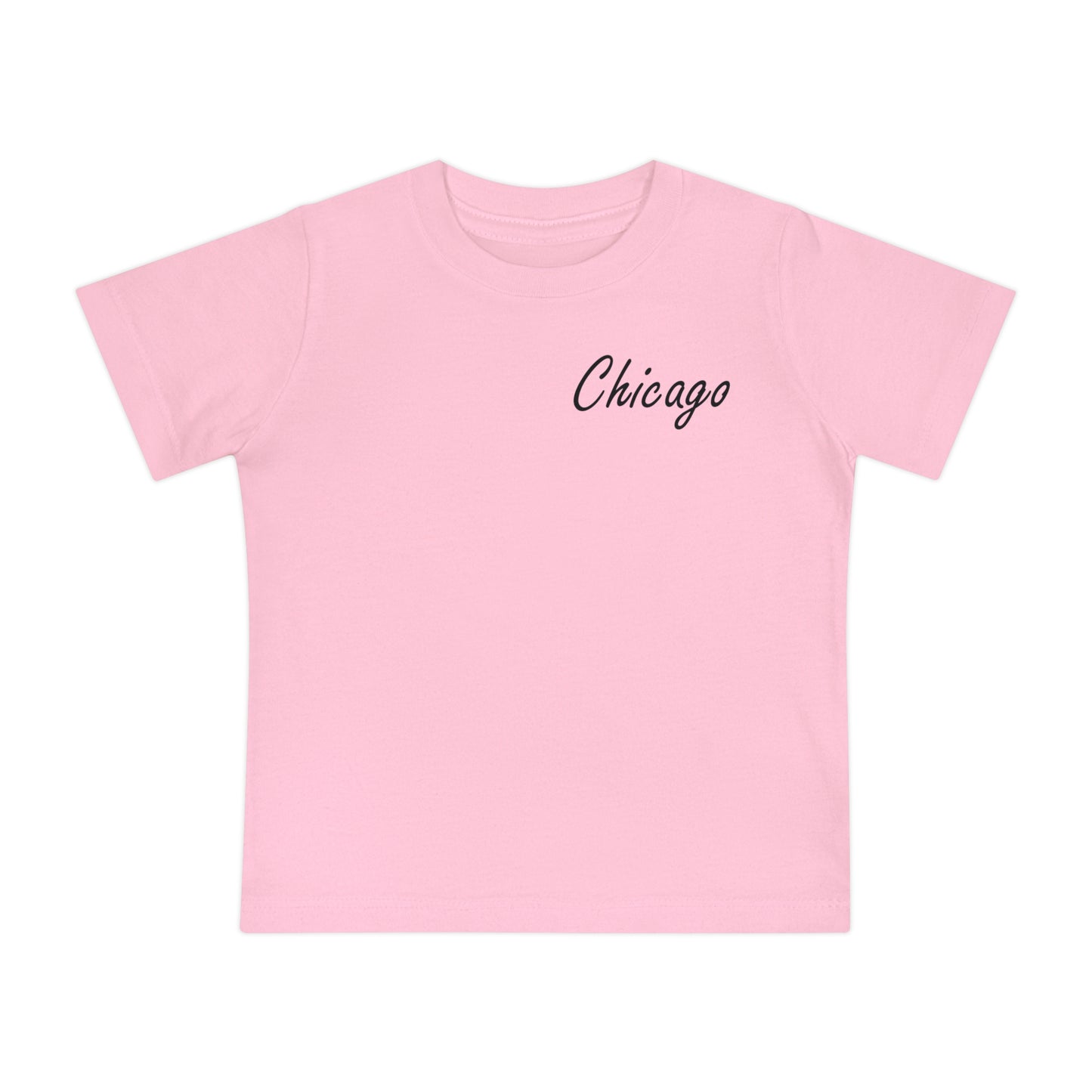 Elegant Chicago Skyline Unisex Baby Short Sleeve T-Shirt