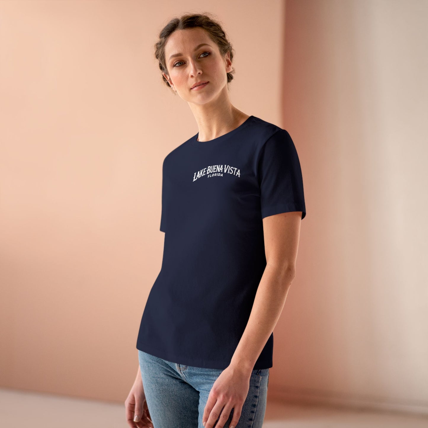 Adventurous Lake Buena Vista Women's Cotton Tee