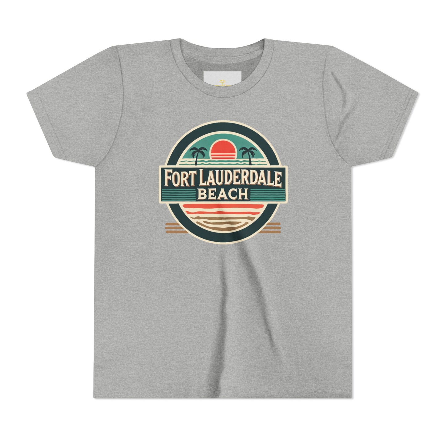 Vintage Fort Lauderdale Unisex Youth Short Sleeve Tee