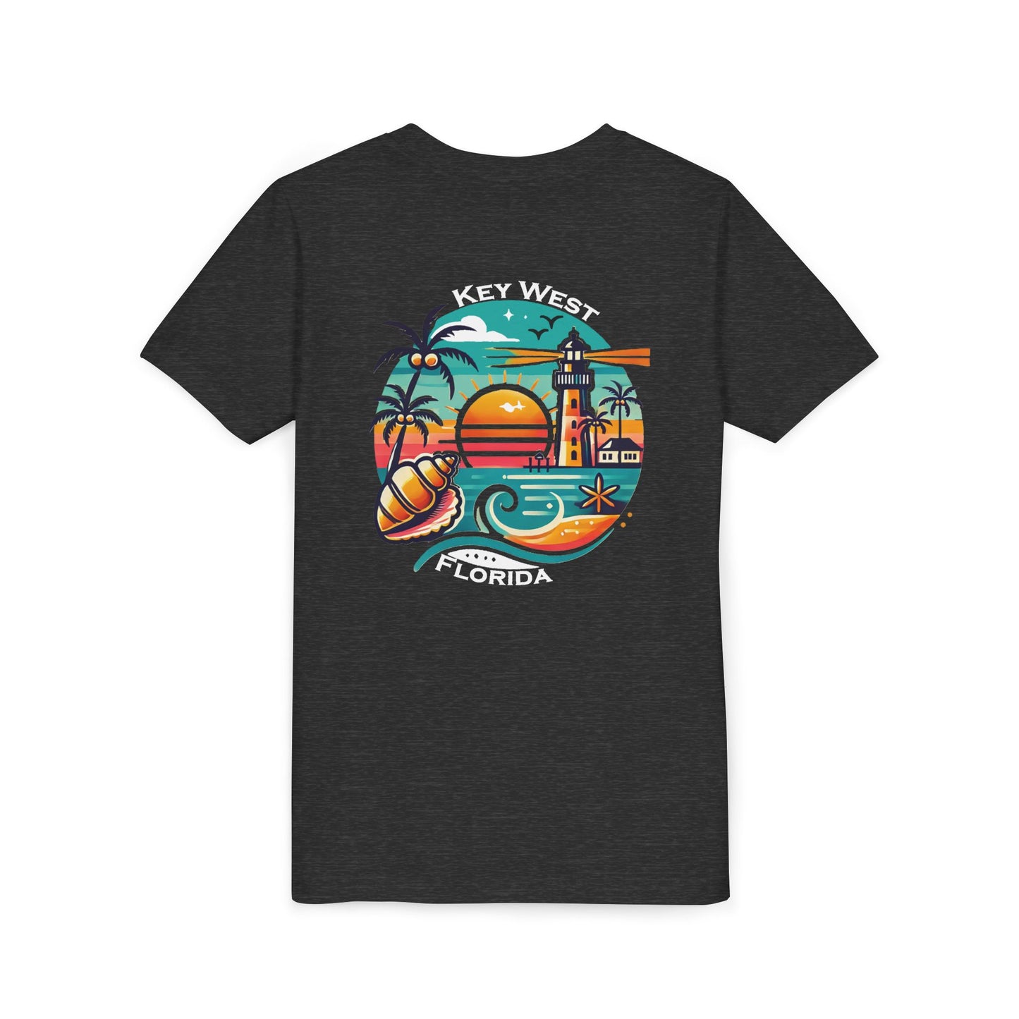 Vibrant Key West Youth Short Sleeve Tee