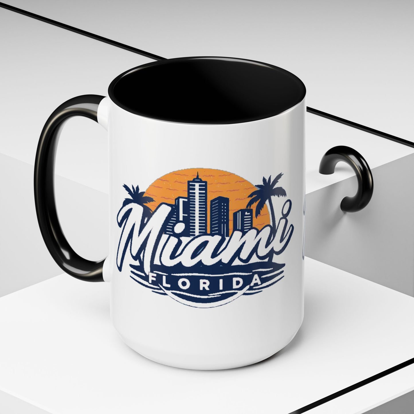 Retro Miami Accent Coffee Mug