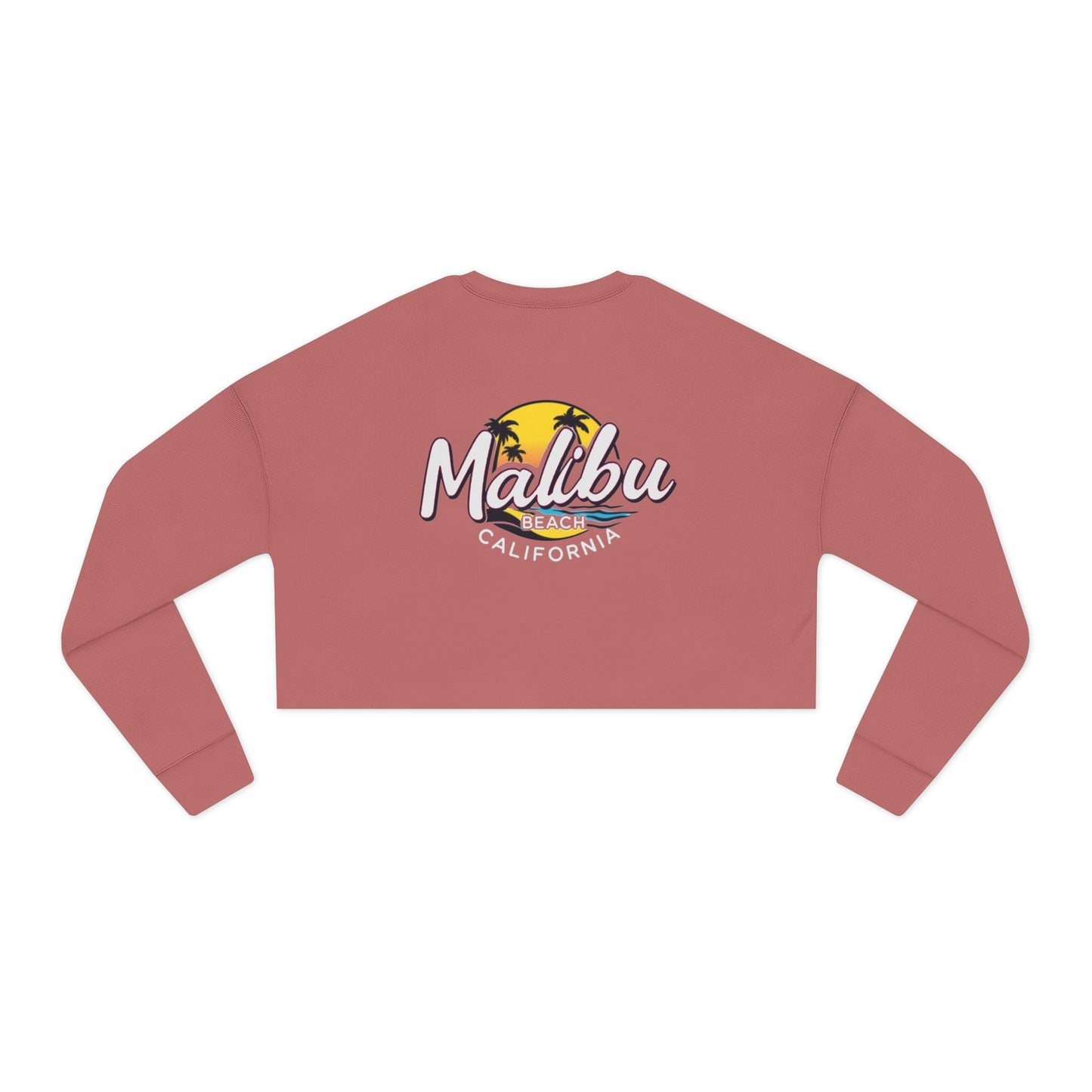 Retro Malibu Women's Cropped Sweatshirt