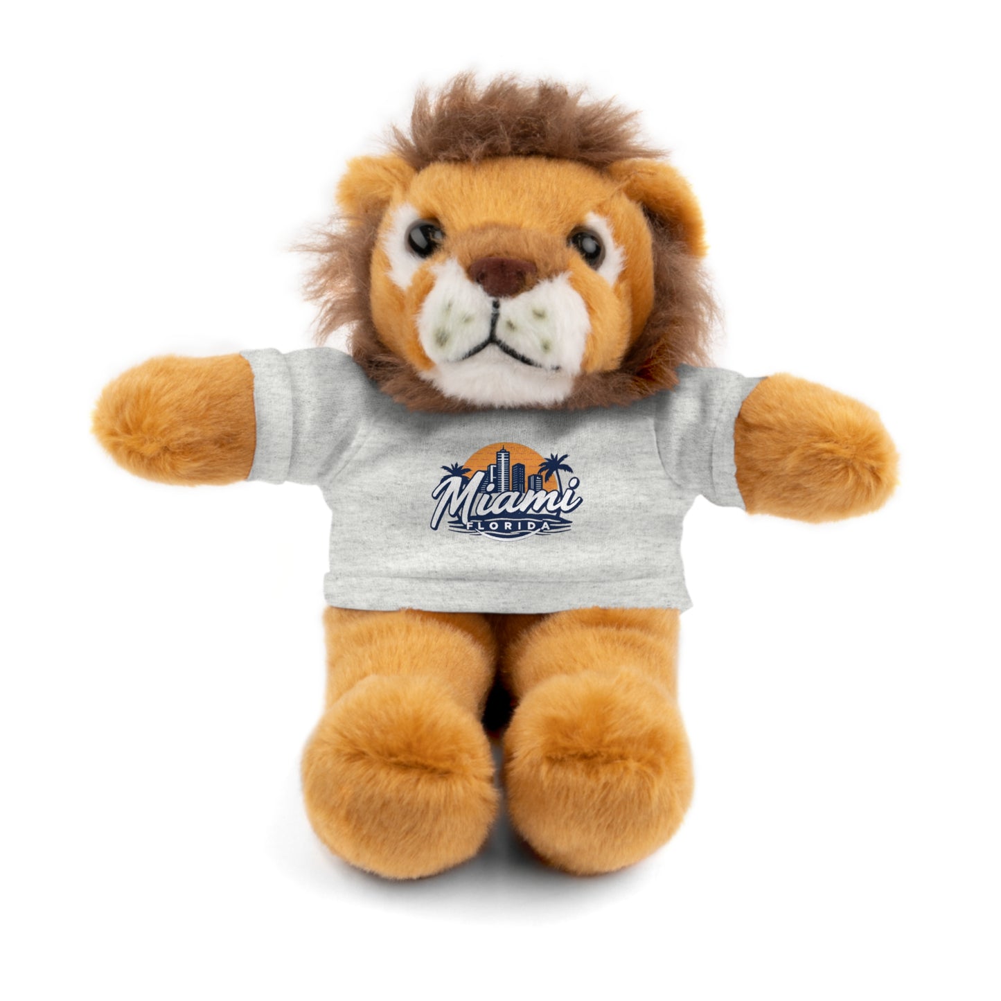 Retro Miami Stuffed Animals with Tee