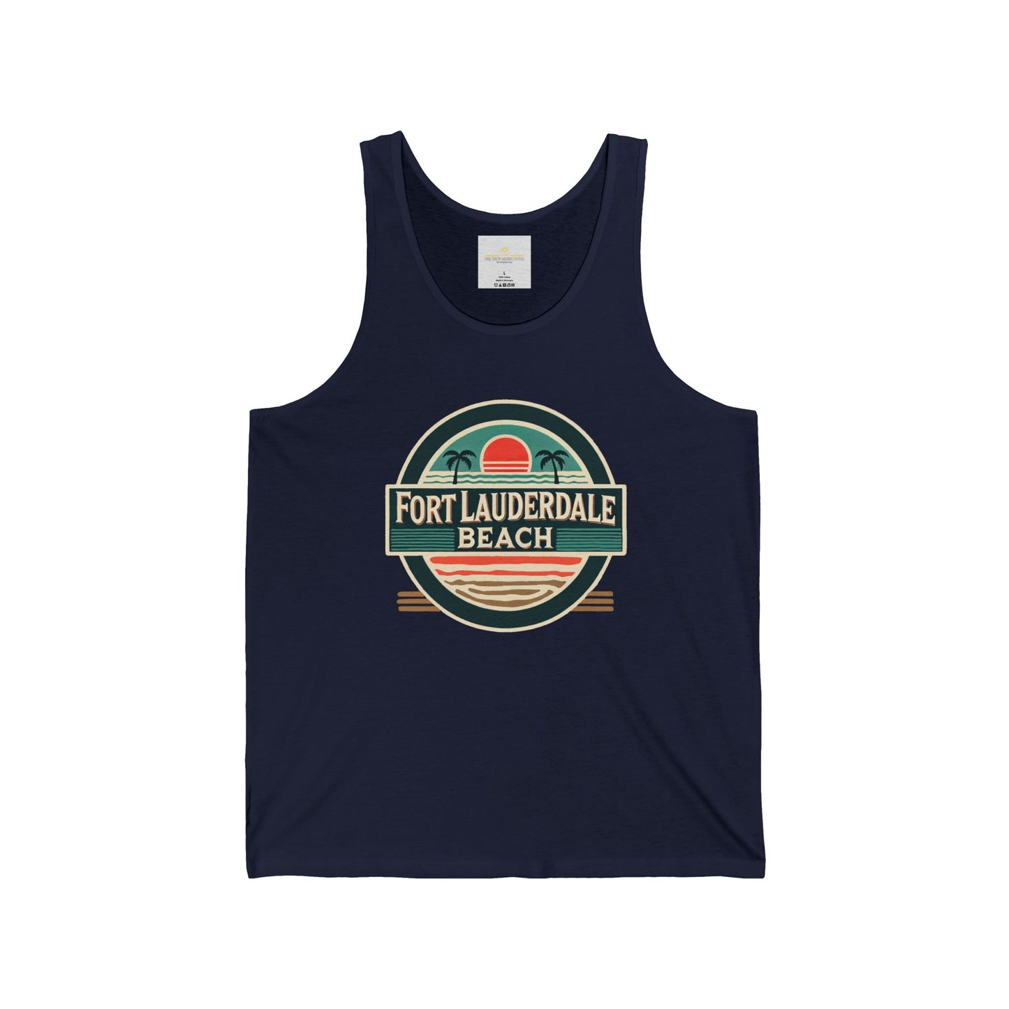Vintage Fort Lauderdale Unisex Jersey Tank