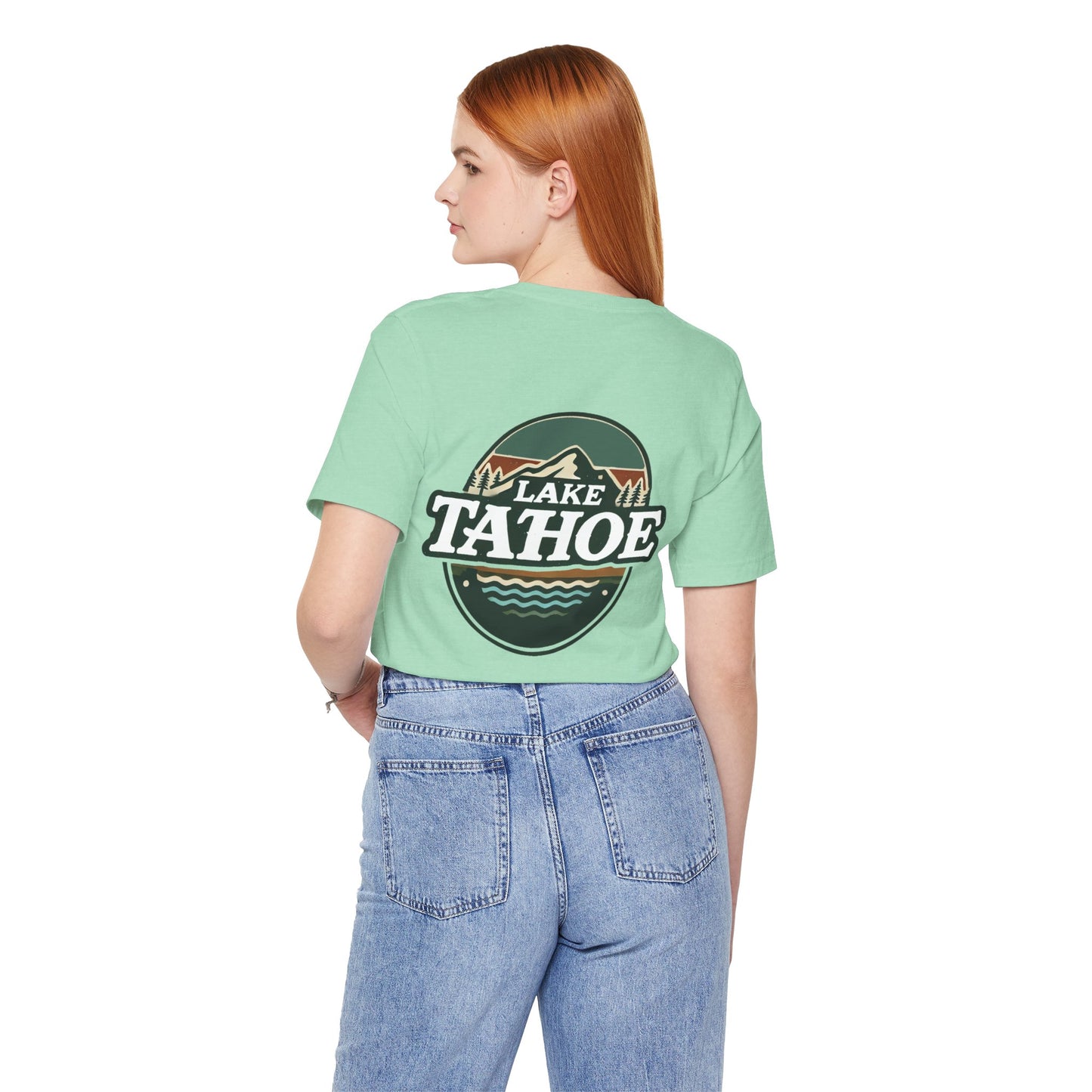 Vintage Lake Tahoe Unisex Jersey Short Sleeve Tee