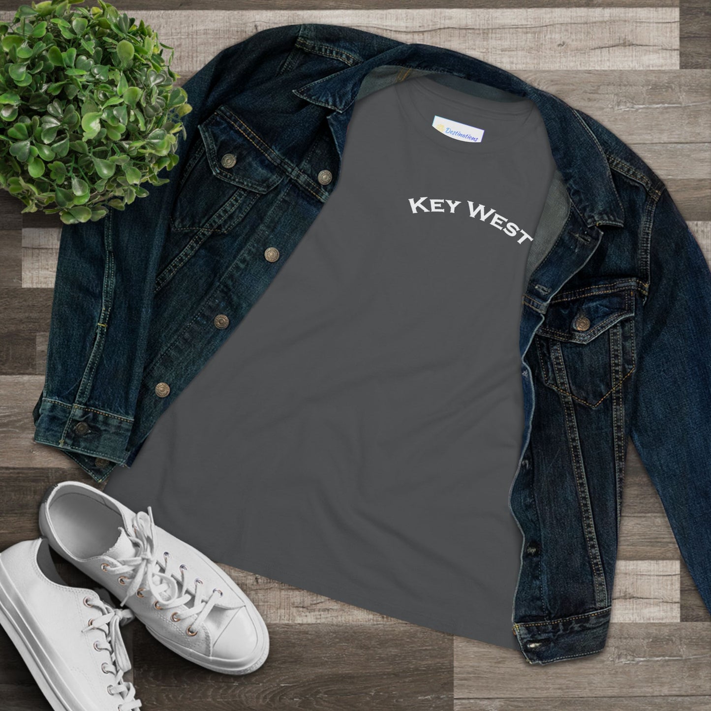 Vibrant Key West Women's Cotton Tee
