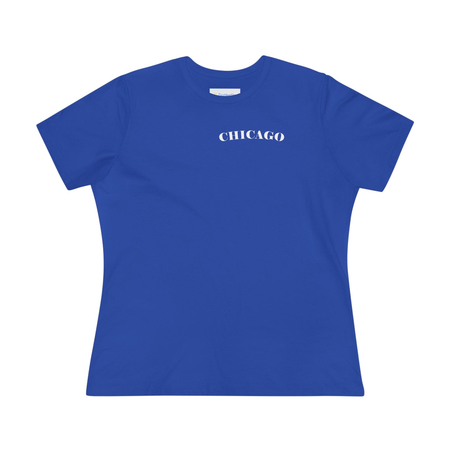 Mystery Noir Chicago Skyline Sunset Women's Cotton Tee