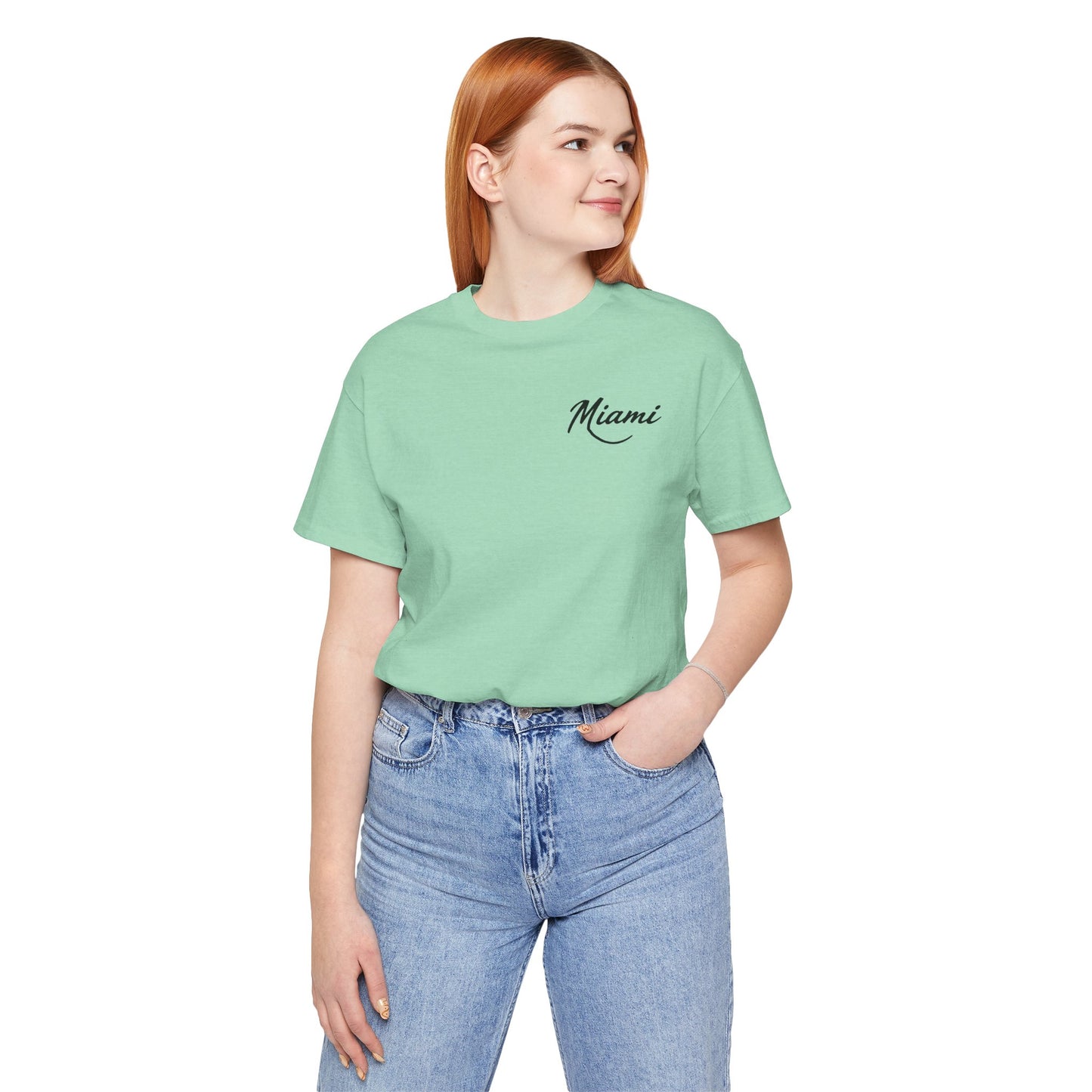 Retro Miami Unisex Jersey Short Sleeve Tee
