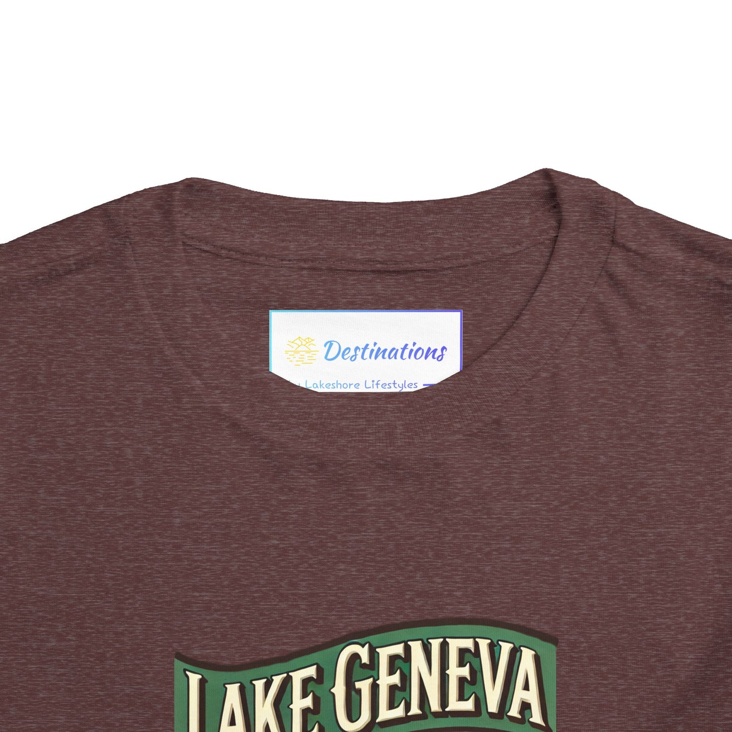 Retro Lake Geneva Unisex Toddler Short Sleeve Tee