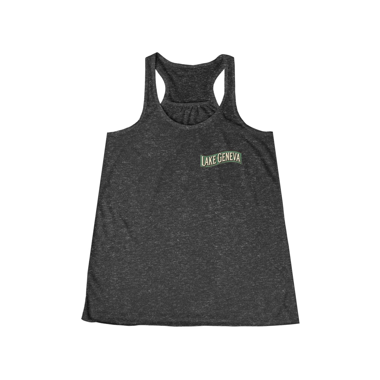 Retro Lake Geneva Women's Flowy Racerback Tank