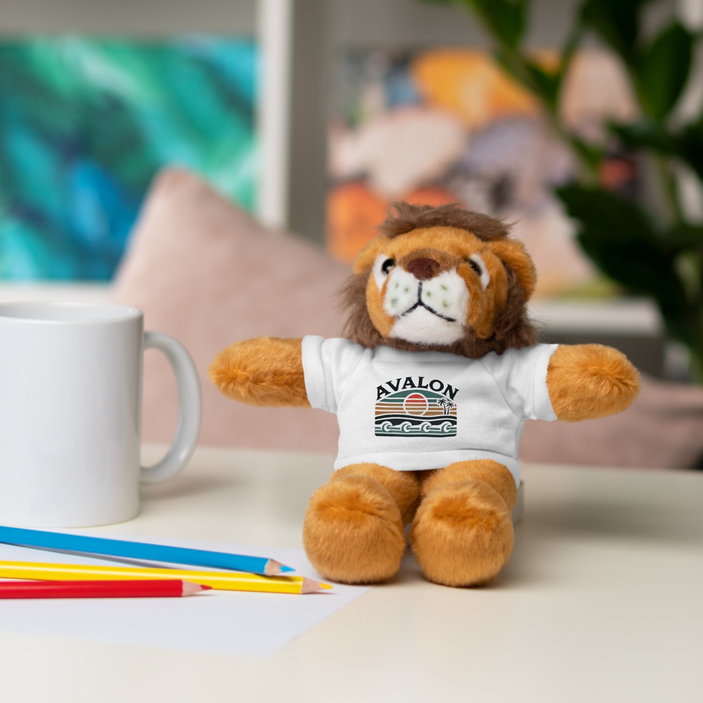 Retro Avalon Stuffed Animals with Tee