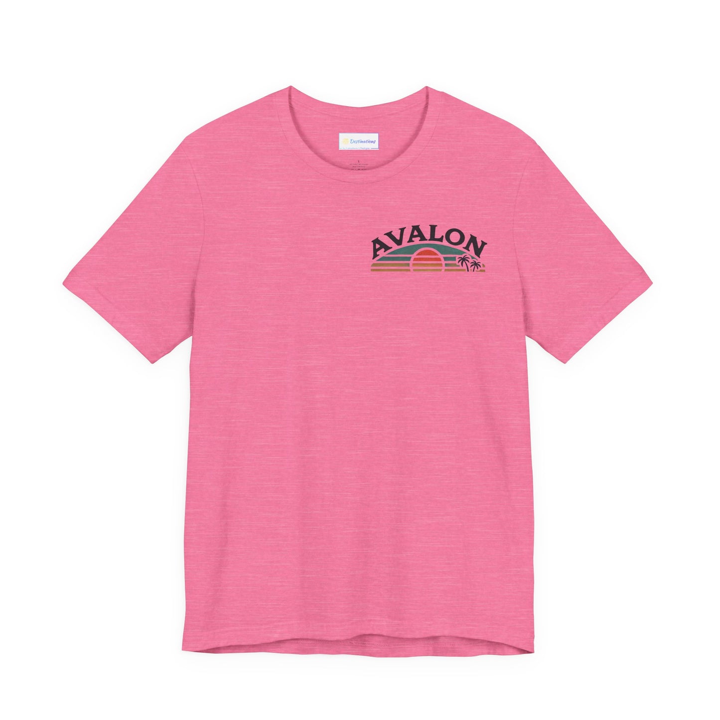 Retro Avalon Sunset Unisex Jersey Tee