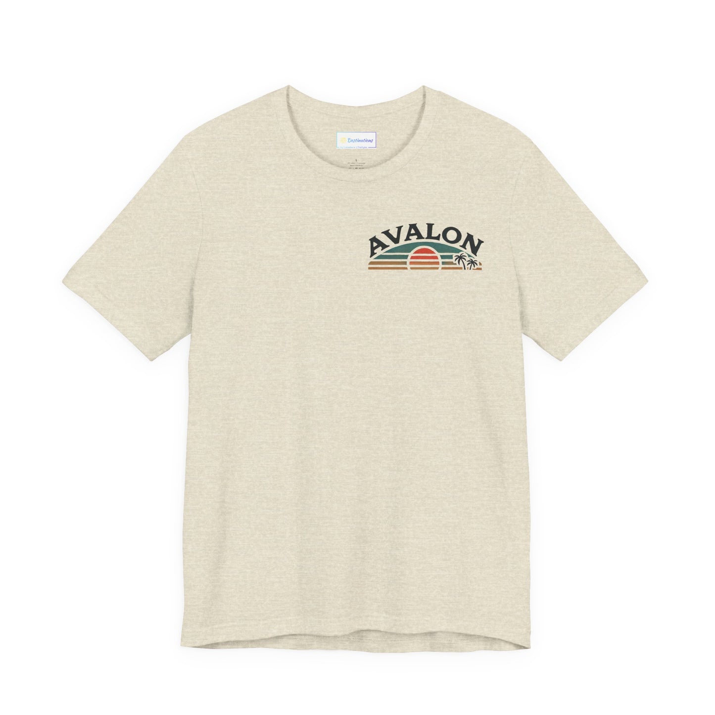 Retro Avalon Sunset Unisex Jersey Tee