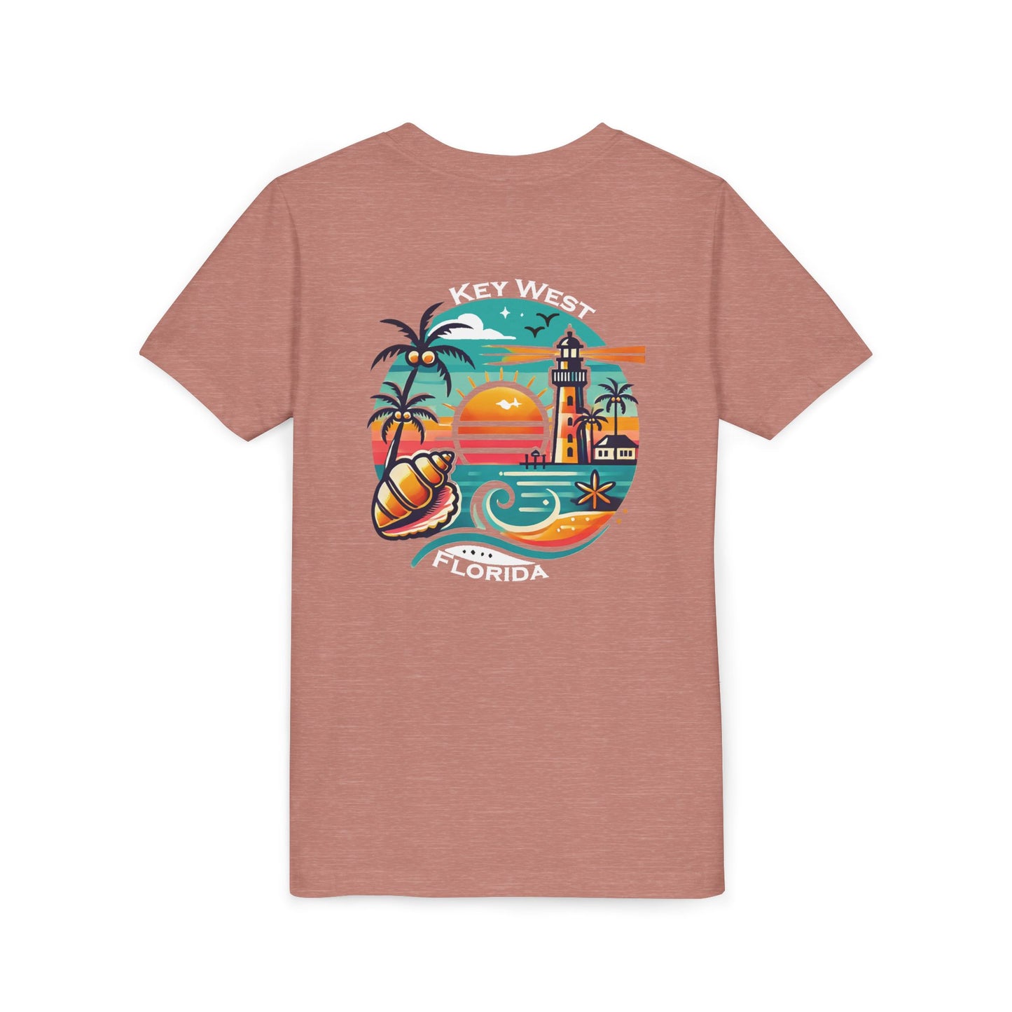 Vibrant Key West Youth Short Sleeve Tee