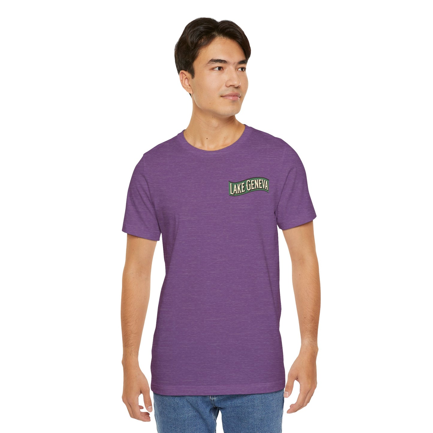 Retro Lake Geneva Unisex Jersey Short Sleeve Tee