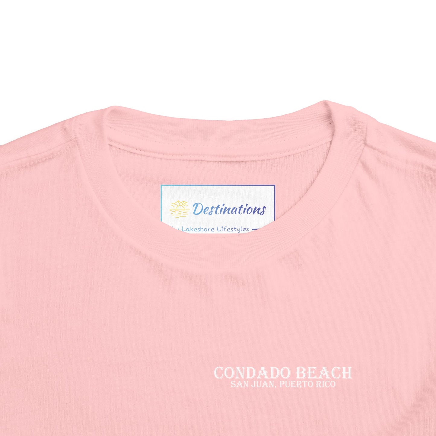 Coastal Vibes Condado Beach Unisex Toddler Short Sleeve Tee