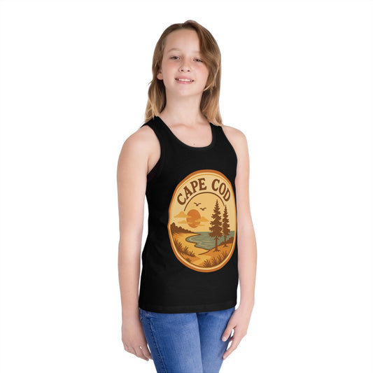 Rustic Cape Cod Unisex Kids Jersey Tank Top