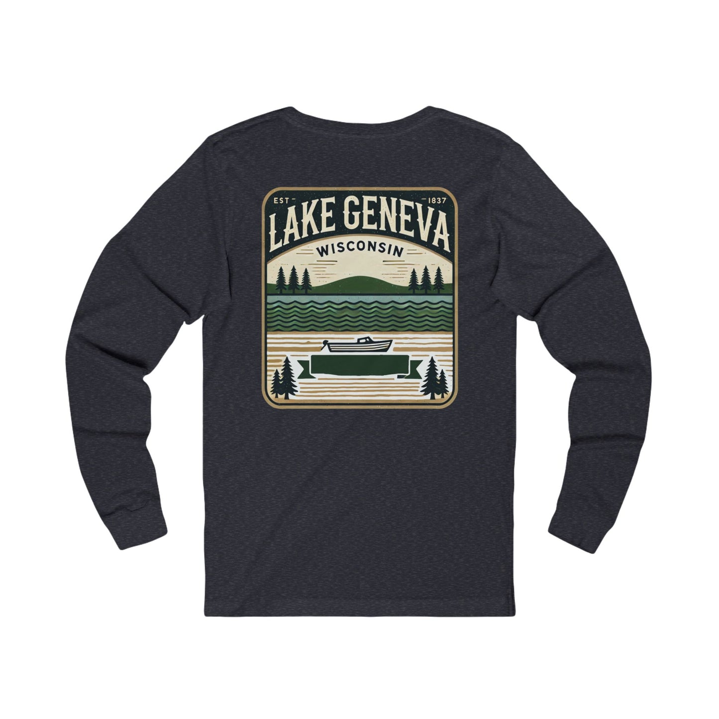 Vintage Lake Geneva Unisex Jersey Long Sleeve Tee