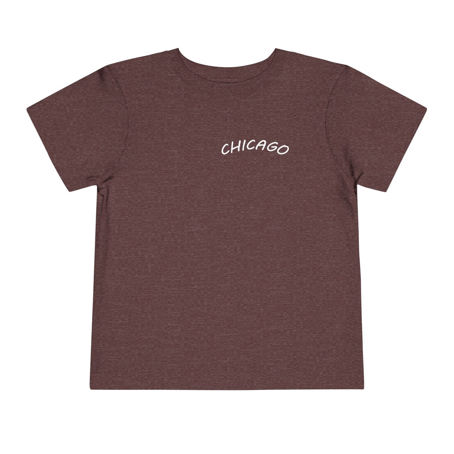 Retro Chicago Sunset Unisex Toddler Short Sleeve Tee