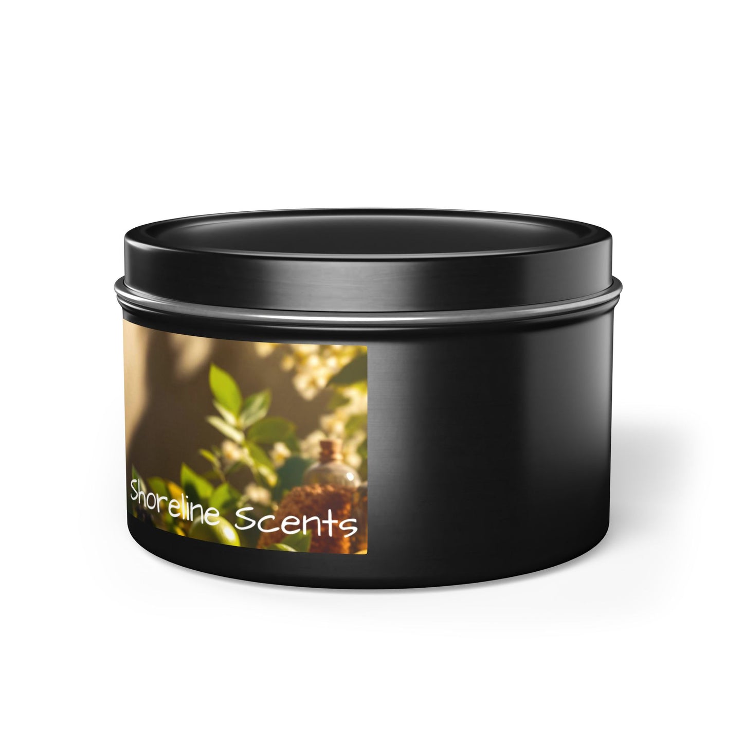 Spa Retreat Scented Rustic Tin Candle