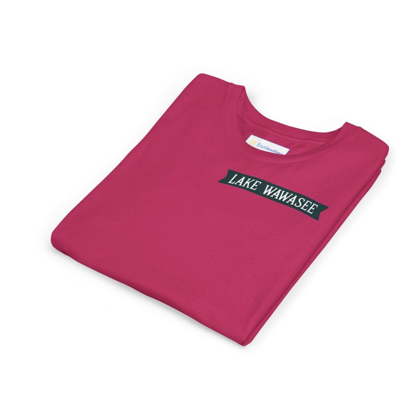 Vintage Lake Wawasee Unisex Youth Short Sleeve Tee