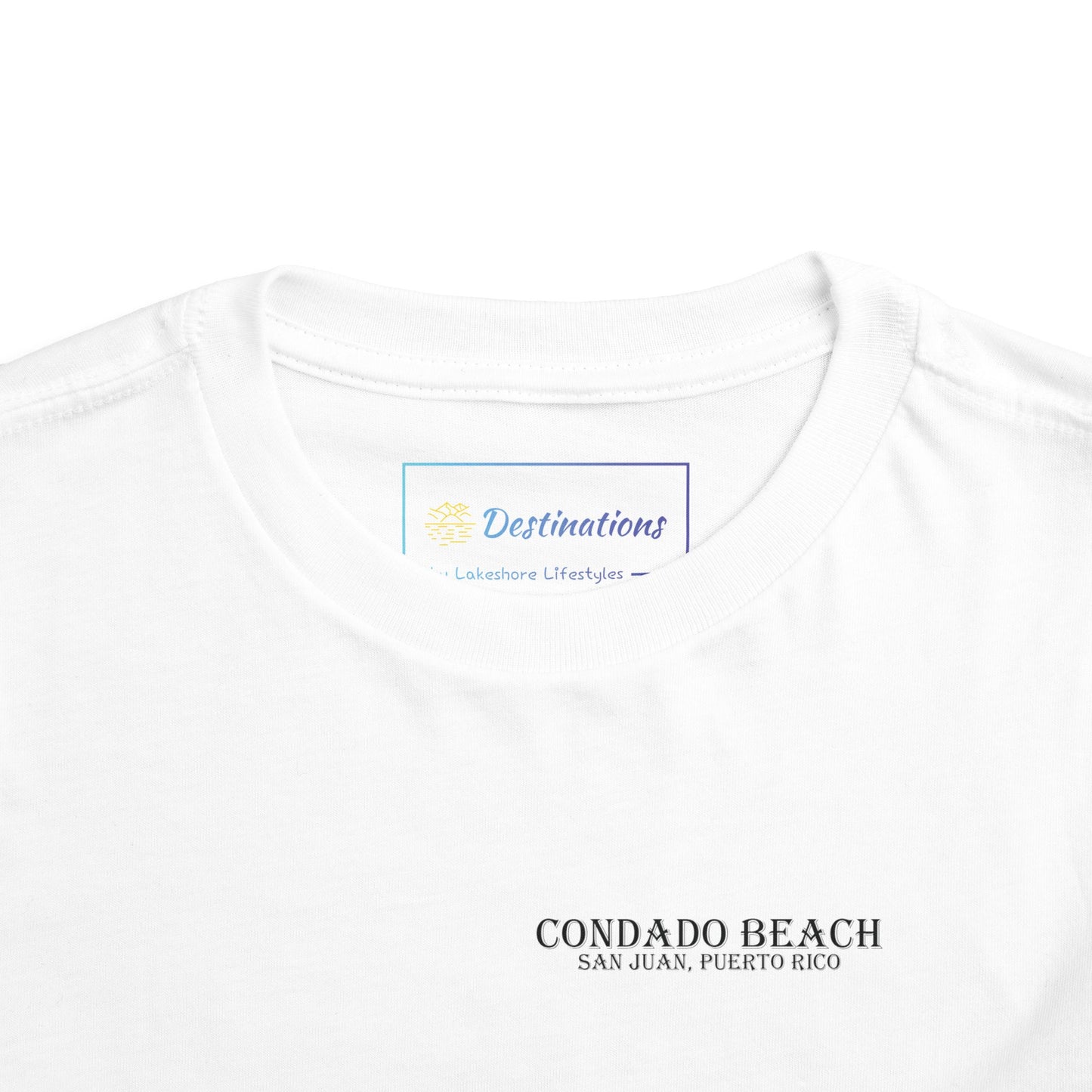 Coastal Vibes Condado Beach Unisex Toddler Short Sleeve Tee