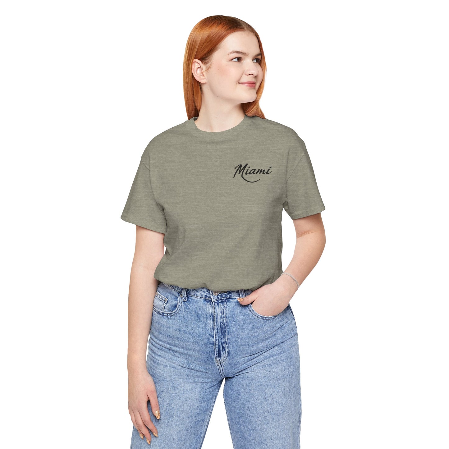 Retro Miami Unisex Jersey Short Sleeve Tee