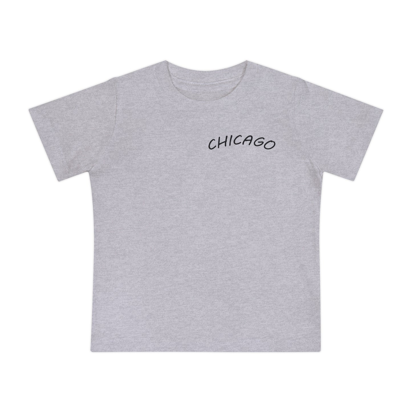 Retro Chicago Sunset Unisex Baby Short Sleeve T-Shirt