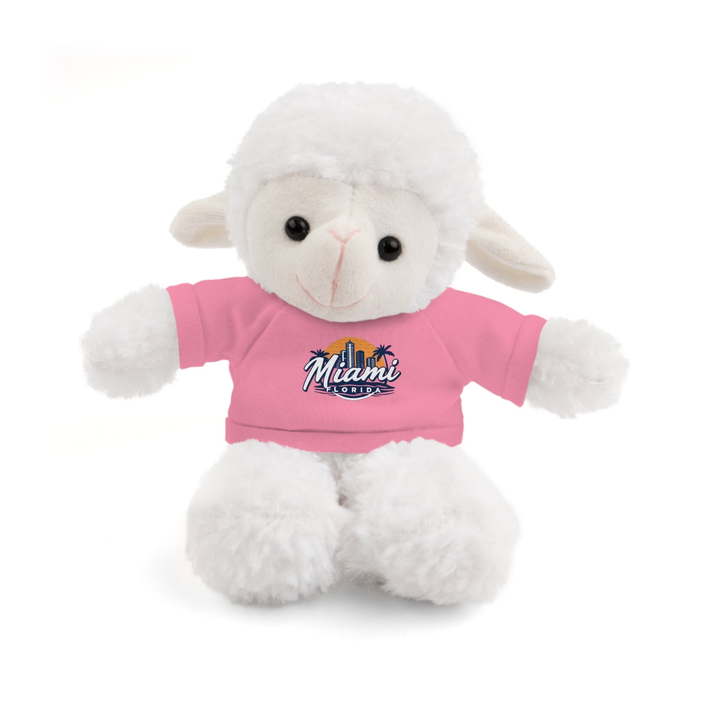Retro Miami Stuffed Animals with Tee