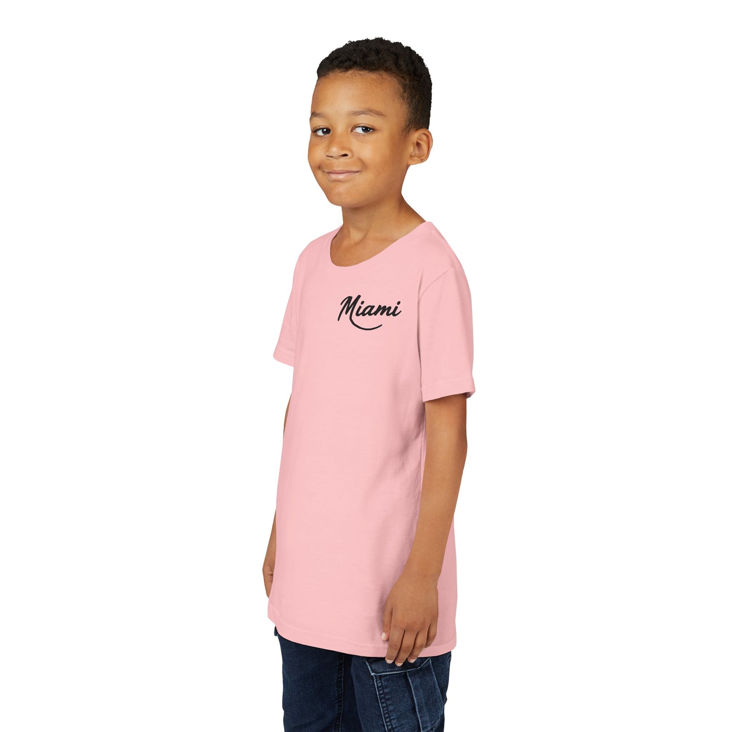 Retro Miami Unisex Youth Short Sleeve Tee