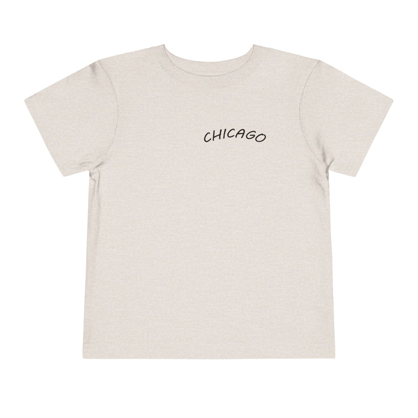 Retro Chicago Sunset Unisex Toddler Short Sleeve Tee