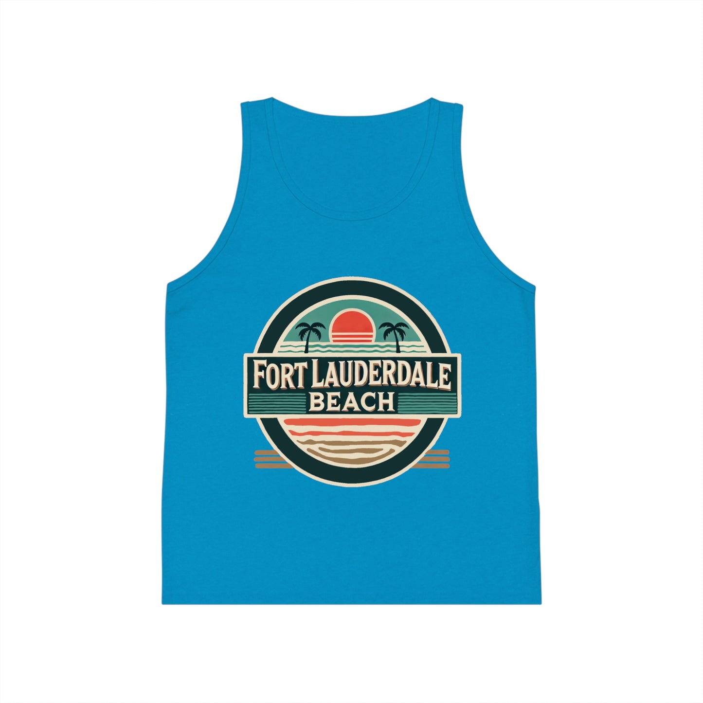 Vintage Fort Lauderdale Unisex Kids Jersey Tank Top