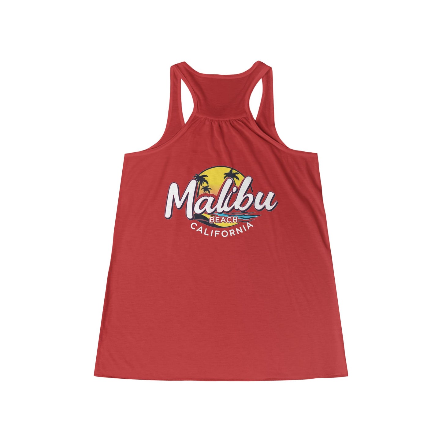 Retro Malibu Women's Flowy Racerback Tank