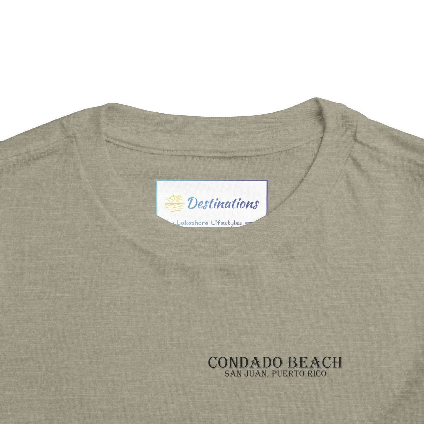 Coastal Vibes Condado Beach Unisex Toddler Short Sleeve Tee