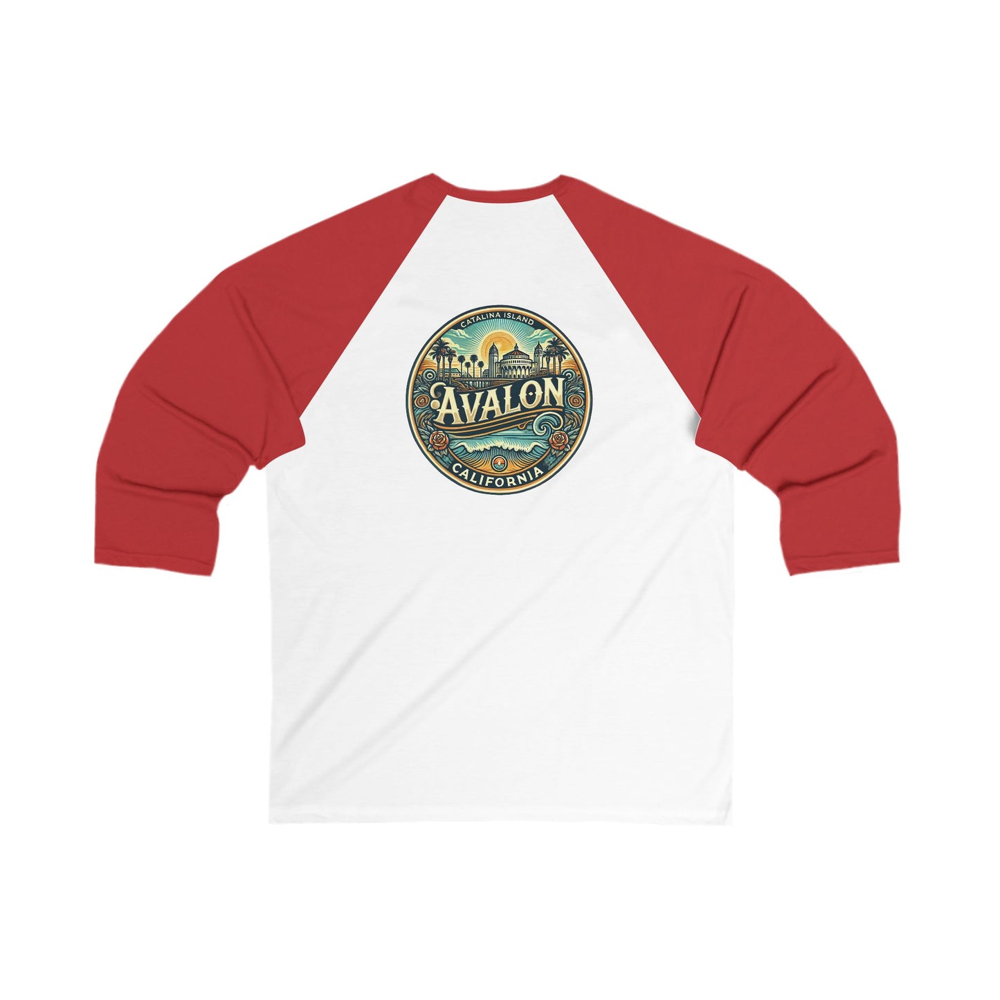 Elegant Avalon Men's 3/4 Sleeve Baseball Tee
