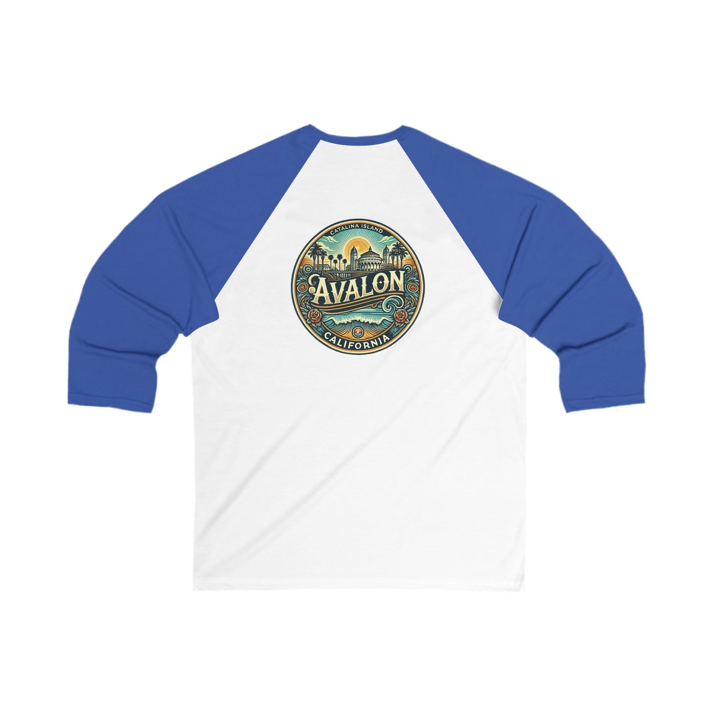 Elegant Avalon Men's 3/4 Sleeve Baseball Tee