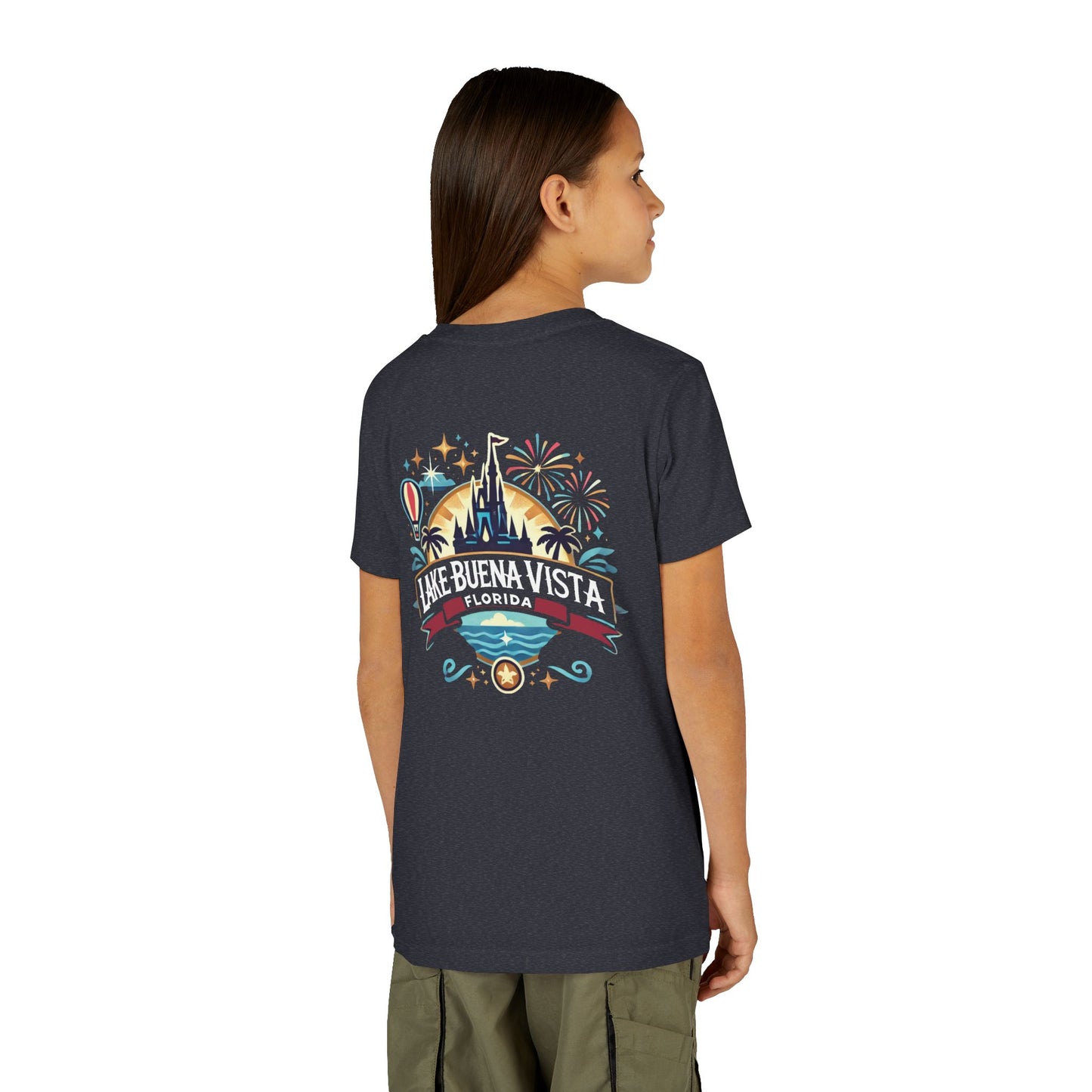 Adventurous Lake Buena Vista Unisex Youth Short Sleeve Tee
