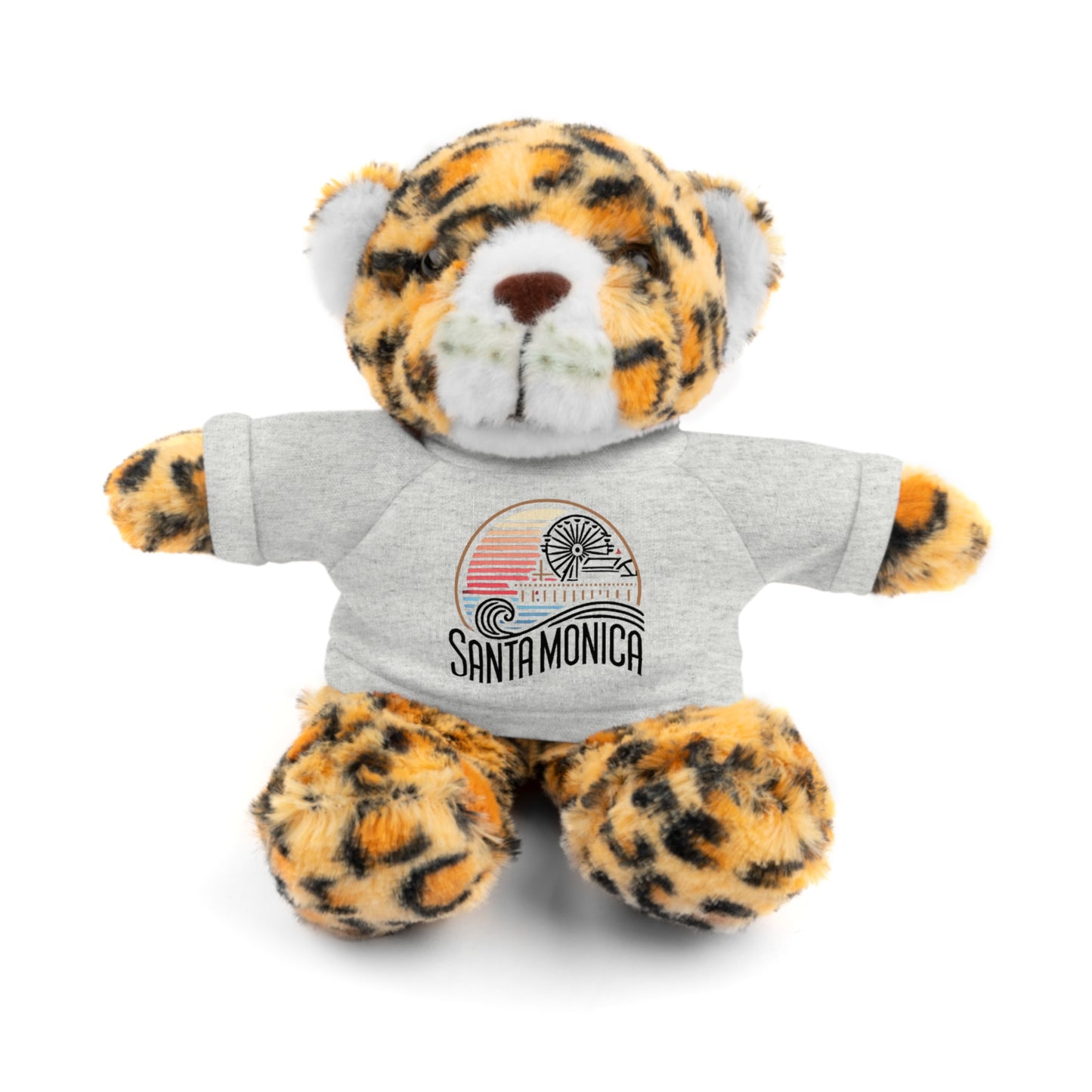 Vibrant Santa Monica Stuffed Animals with Tee