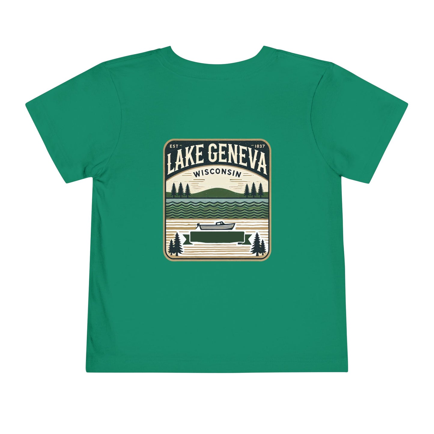 Vintage Lake Geneva Unisex Toddler Short Sleeve Tee