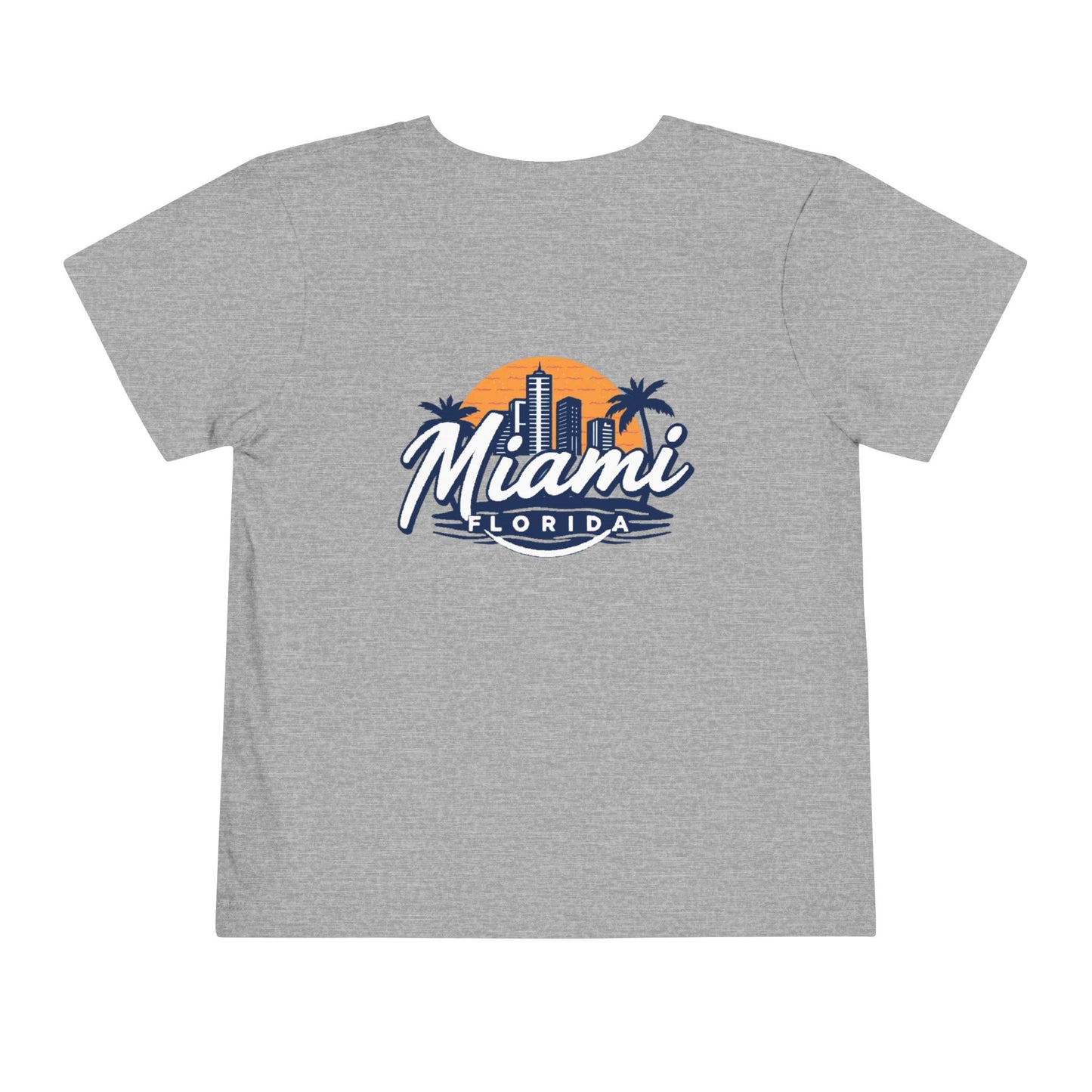Retro Miami Unisex Toddler Short Sleeve Tee