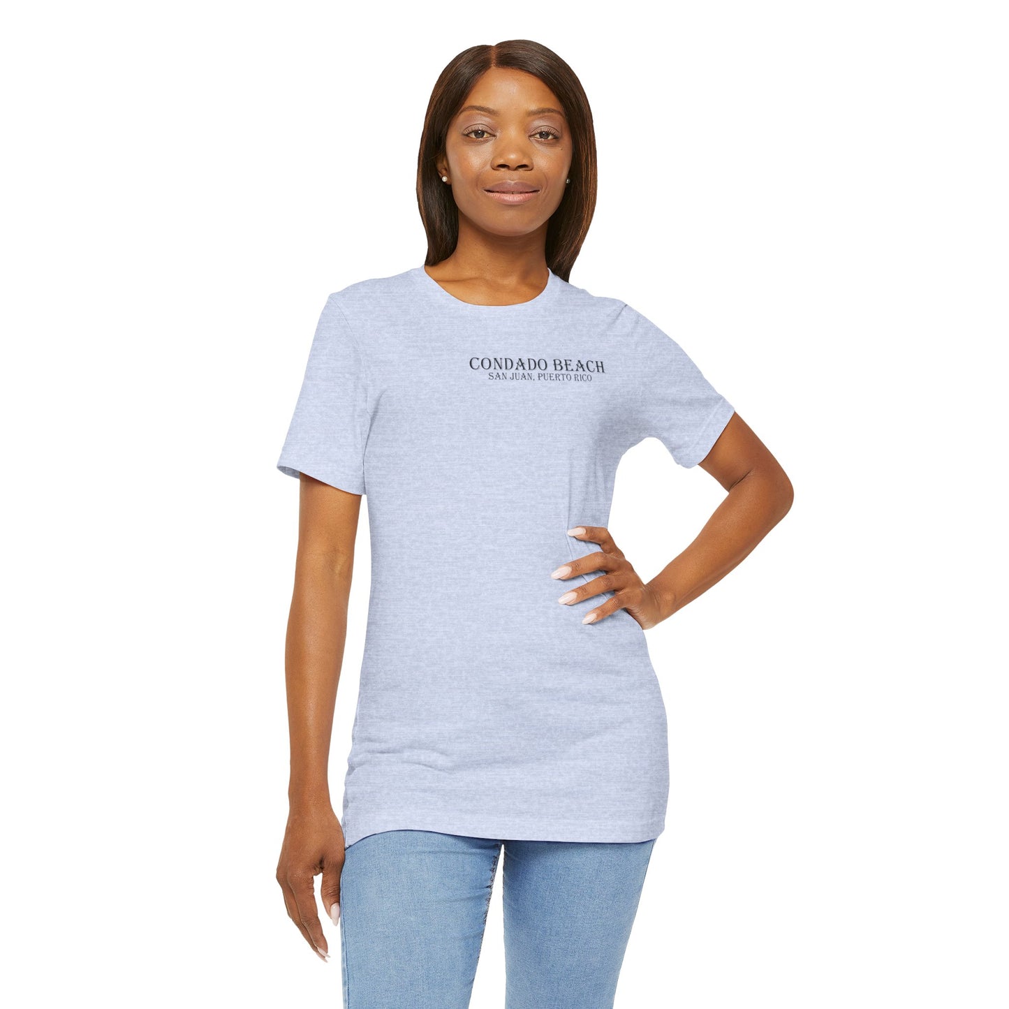 Coastal Vibes Condado Beach Unisex Jersey Short Sleeve Tee