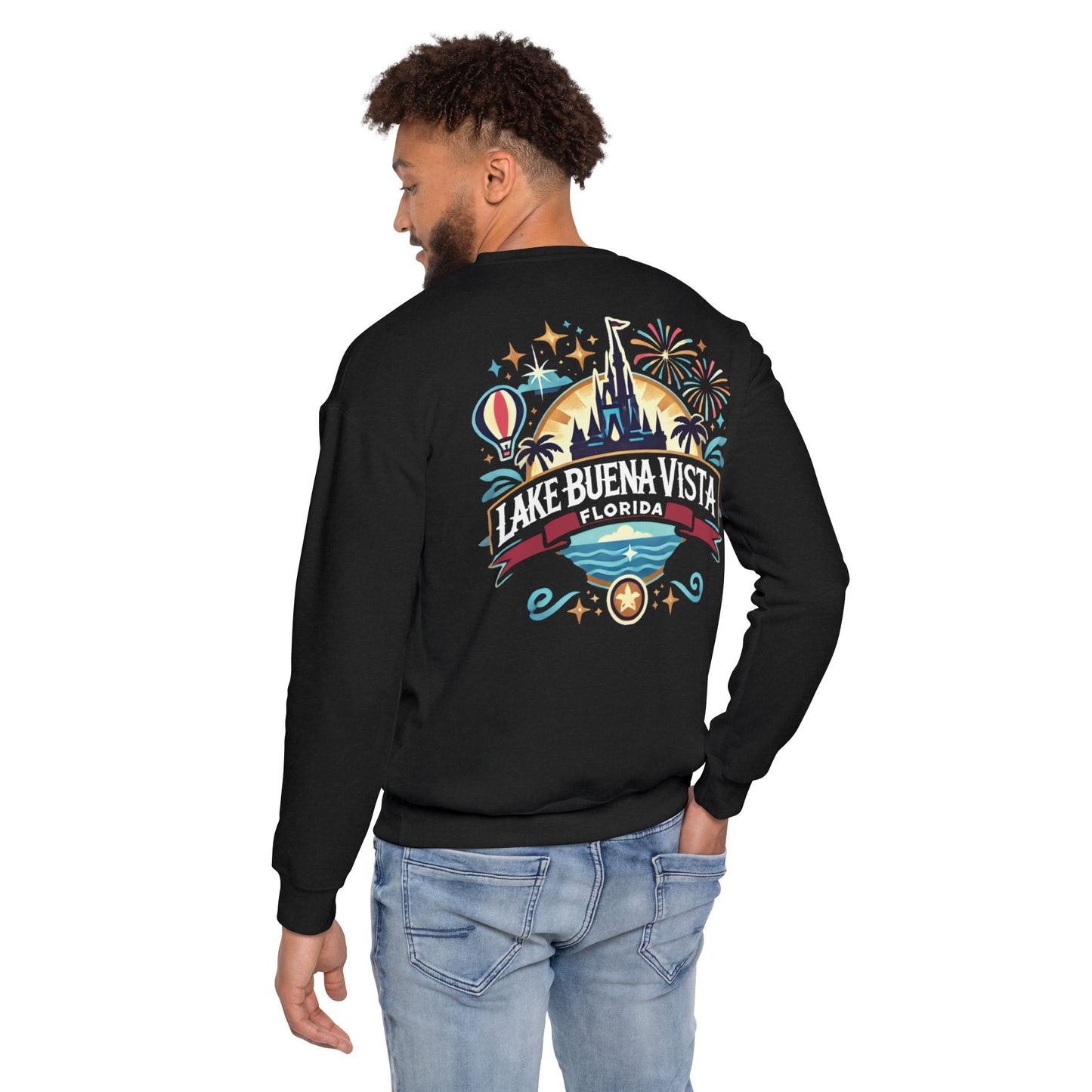 Adventurous Lake Buena Vista Unisex Drop Shoulder Sweatshirt