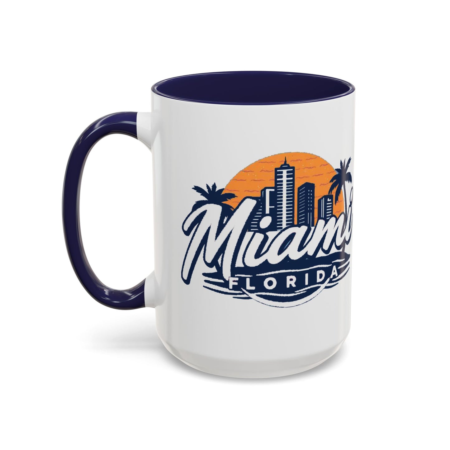 Retro Miami Accent Coffee Mug